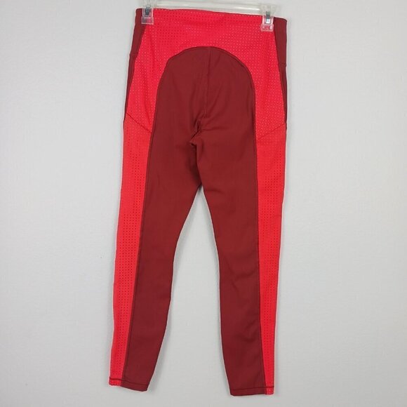 ATHLETA ULTIMATE STASH POCKET COLORBLOCK 7/8 TIGHT Mesh Stretch Nylon Women S - Picture 5 of 8